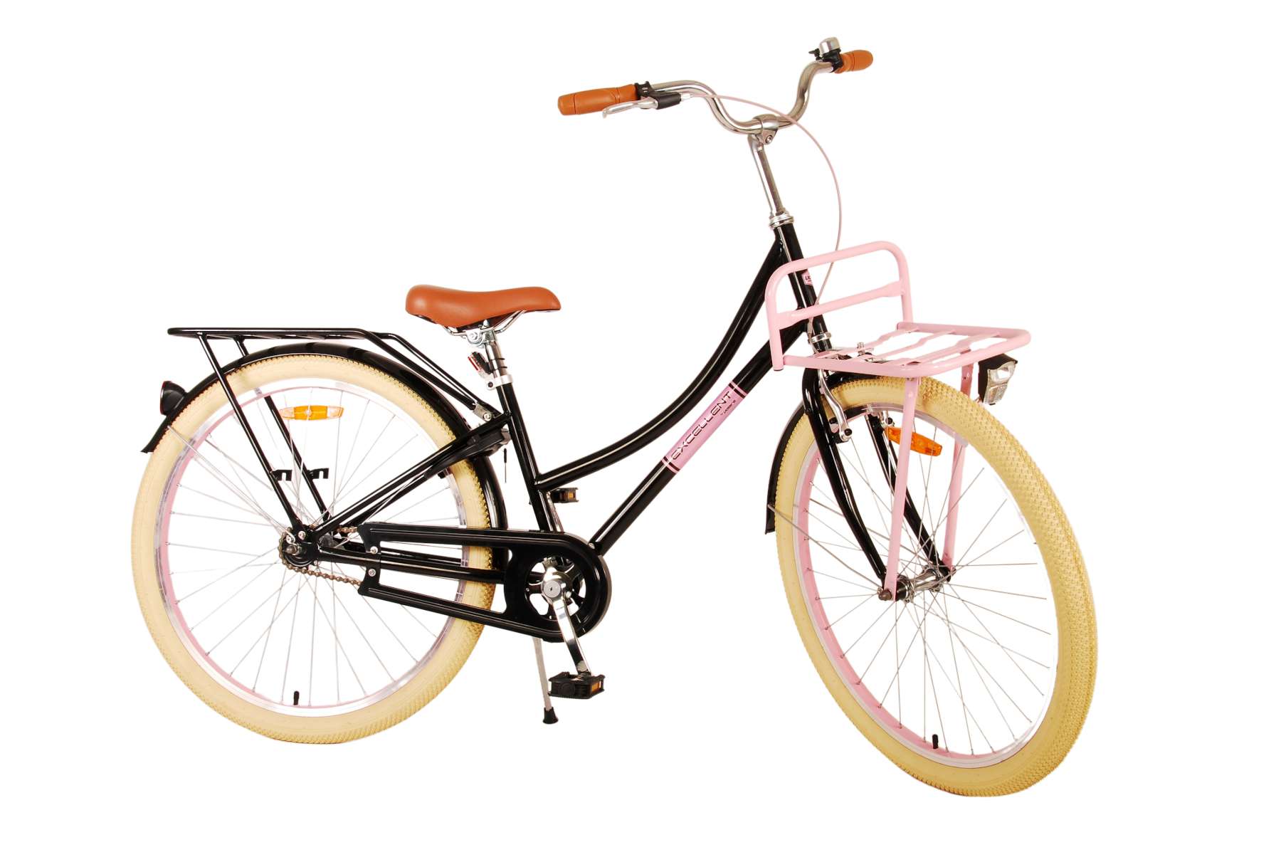 TPFSports Excellent Kinderfahrrad - Mädchen - 26 Zoll - Rücktritt + Handbremse - Grün