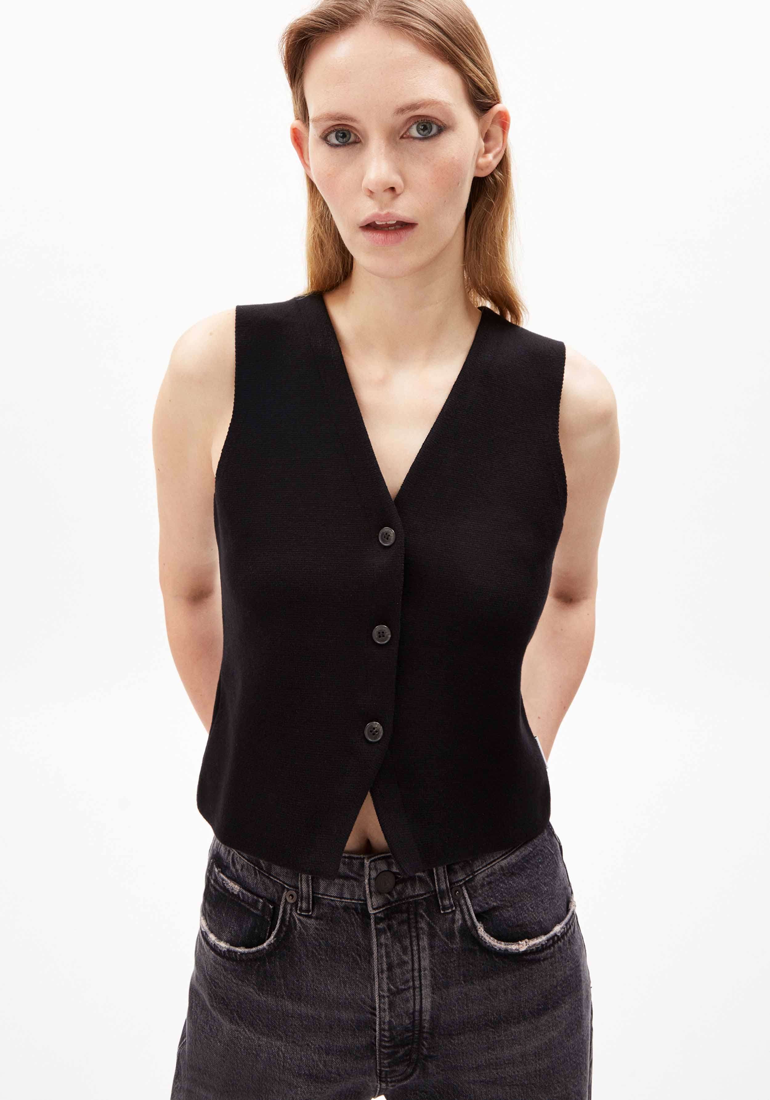Armedangels Stricktop Malkaa Black