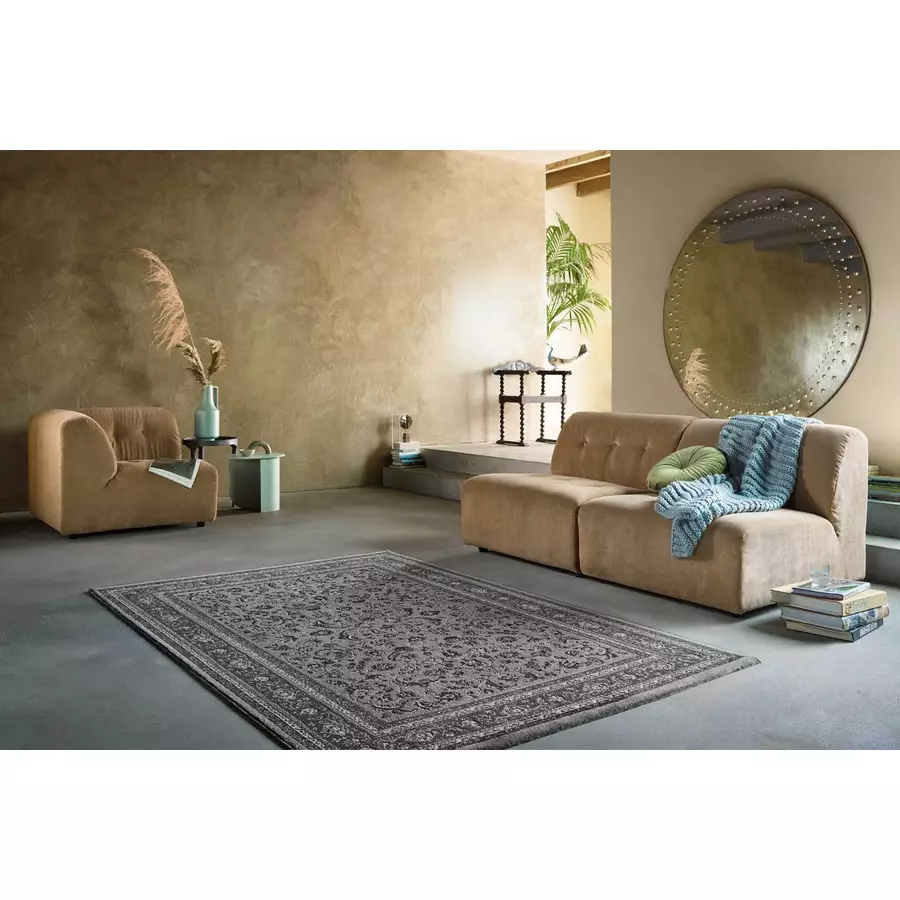 Wecon home Kurzflorteppich Oxford Anthrazit