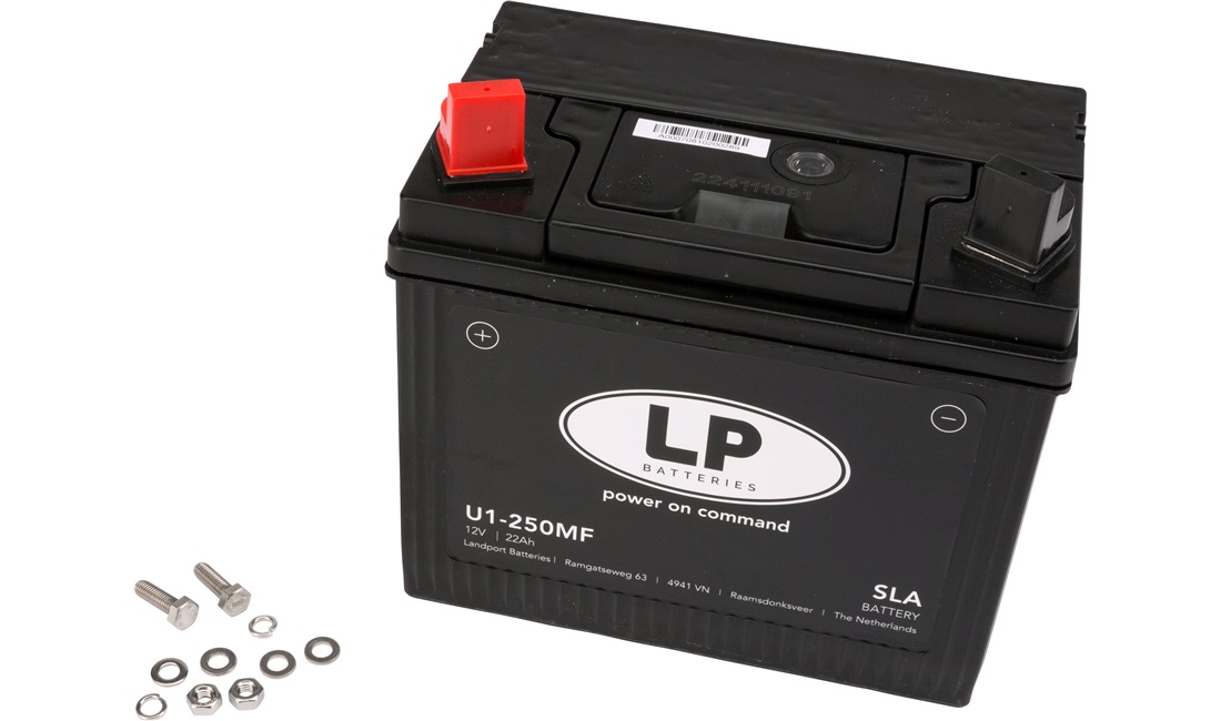 Batteri LP 12V-22Ah AGM SLA, havetraktor
