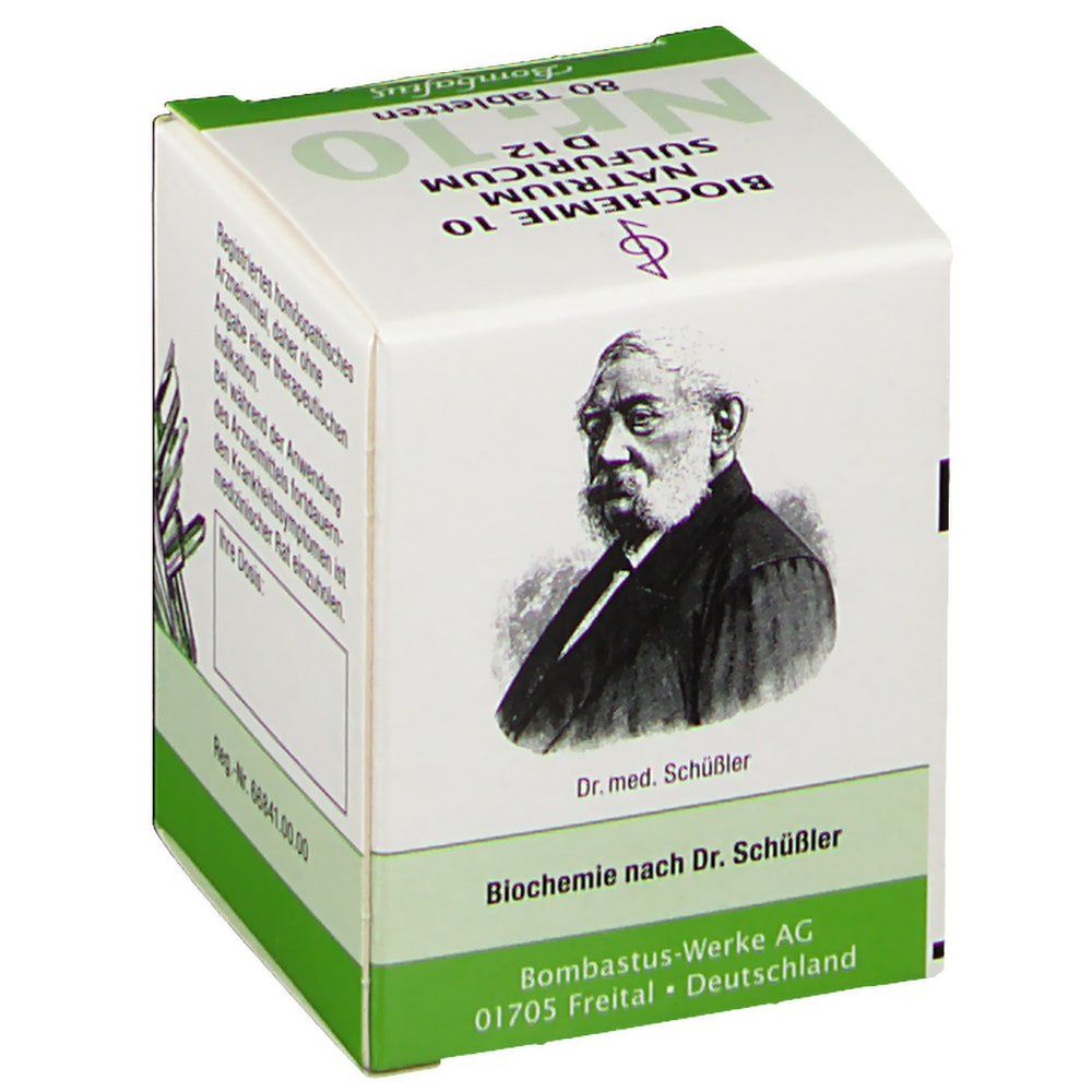 Bombastus Biochemie 10 Natrium Sulfuricum D12