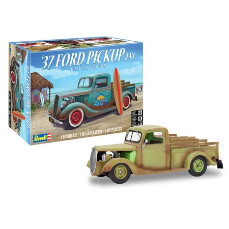 Revell 14516 '37 Ford Pickup with Surfboard 2N1