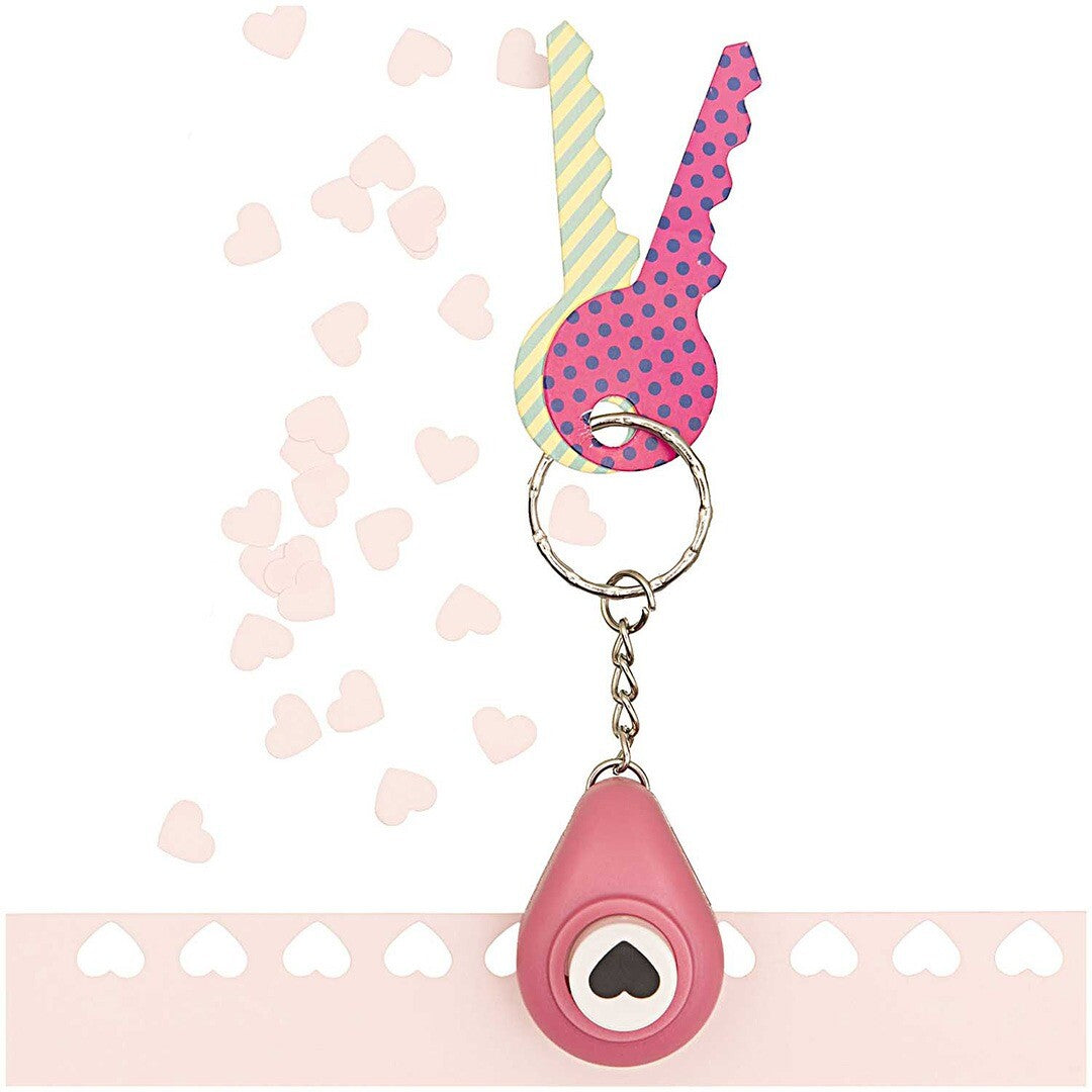 Mini perforator sleutelhanger - hartje