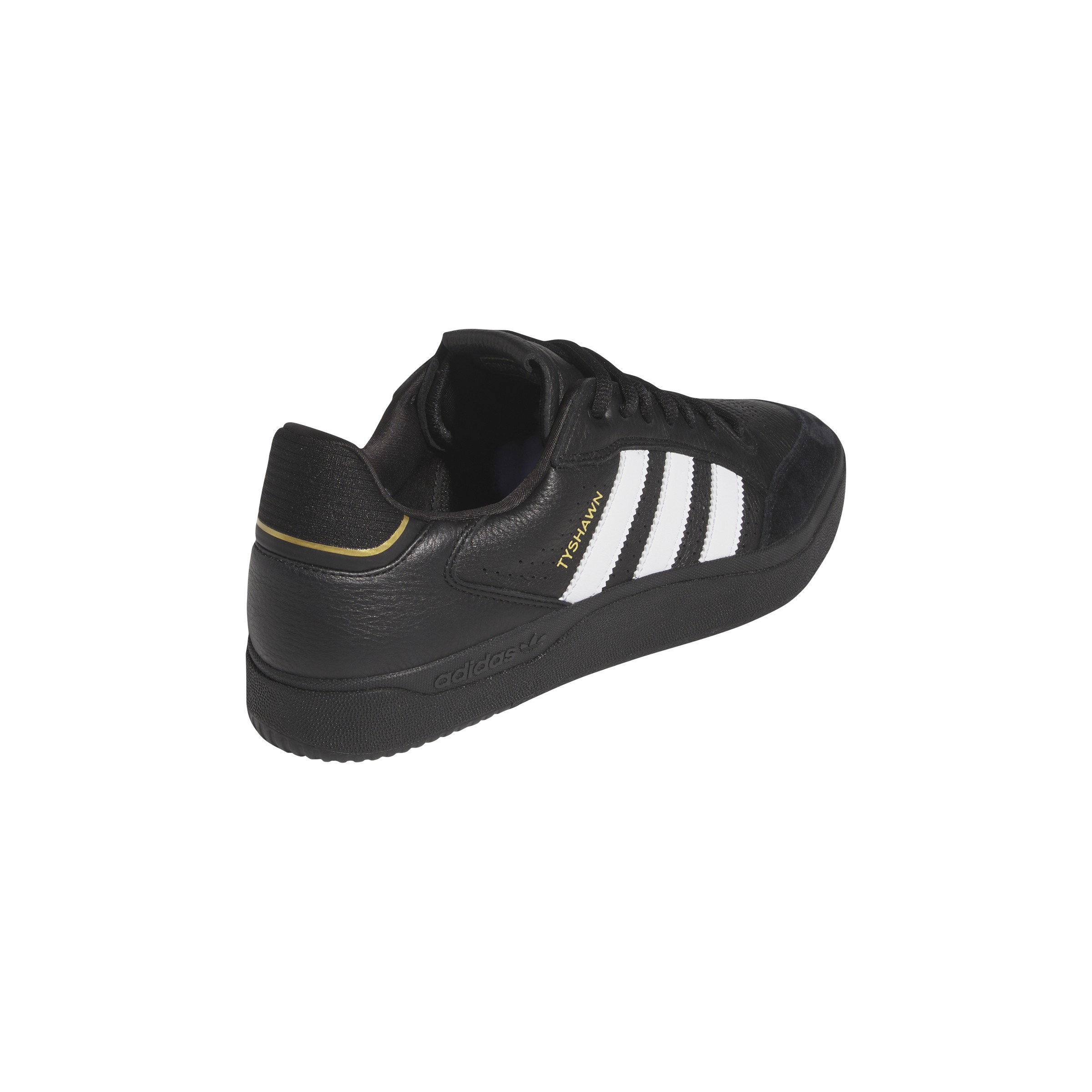 Adidas Skateboarding Tyshawn Low Core Black Cloud White Gold Metallic 7 US / 40 EU