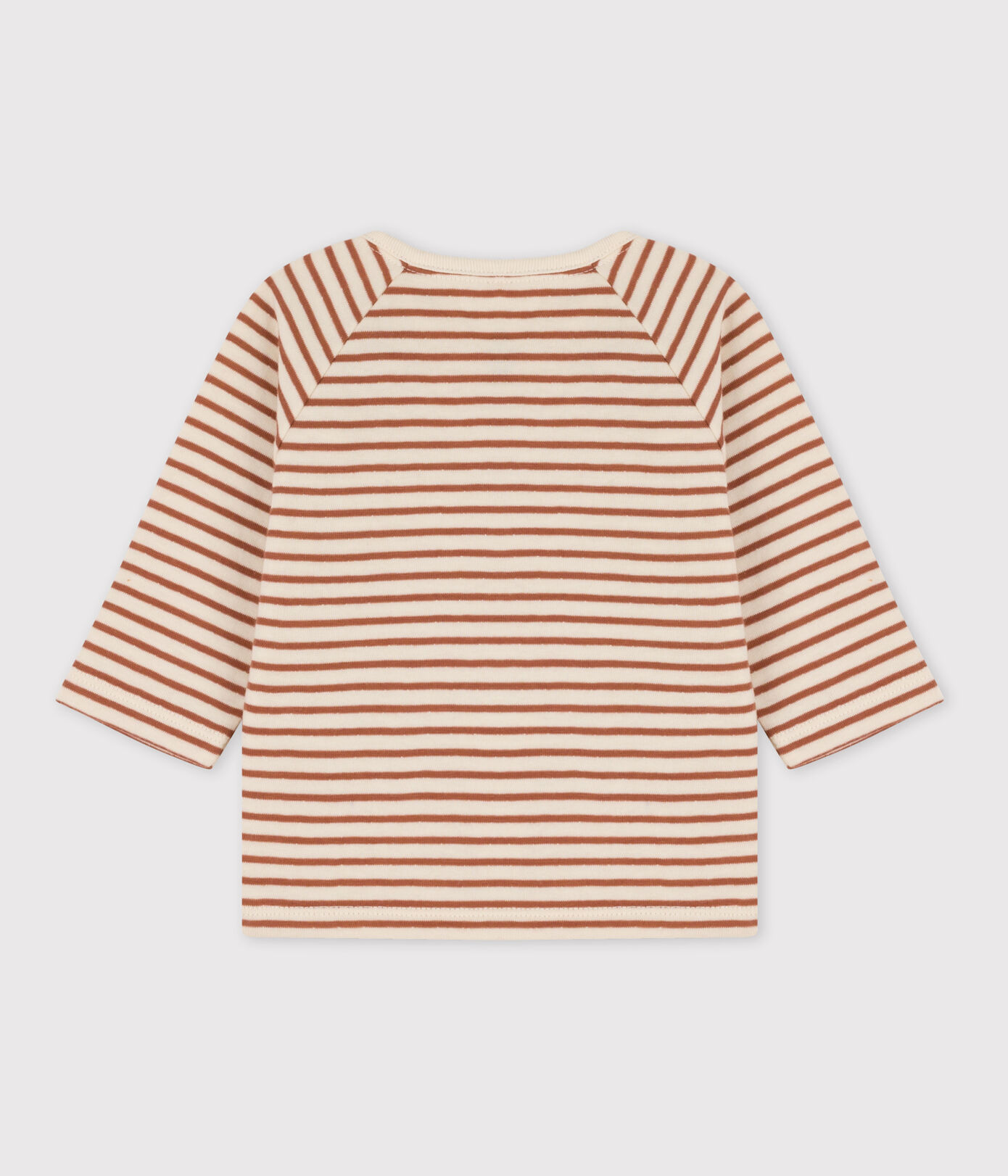 Tee-shirt à rayures bébé en tubique en coton