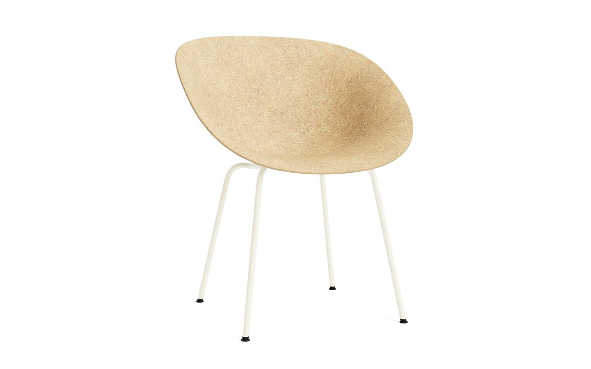 Eetkamerstoel Mat Hemp cream steel