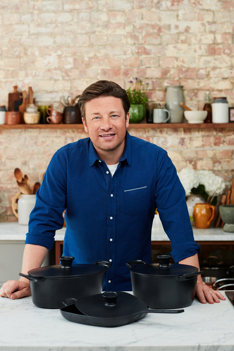 JAMIE OLIVER Premium fonte d'acier Faitout 24 cm + couvercle