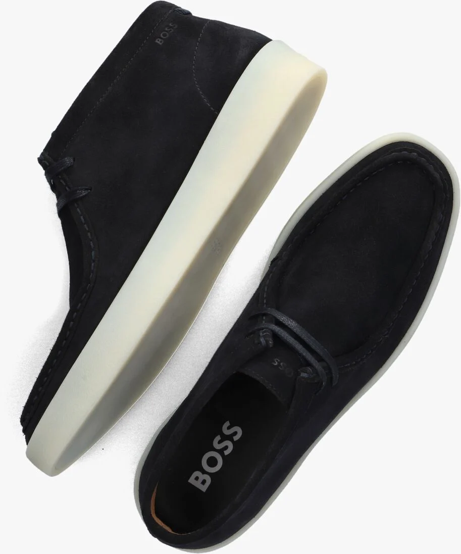BOSS blauwe boss lage sneakers clay desb