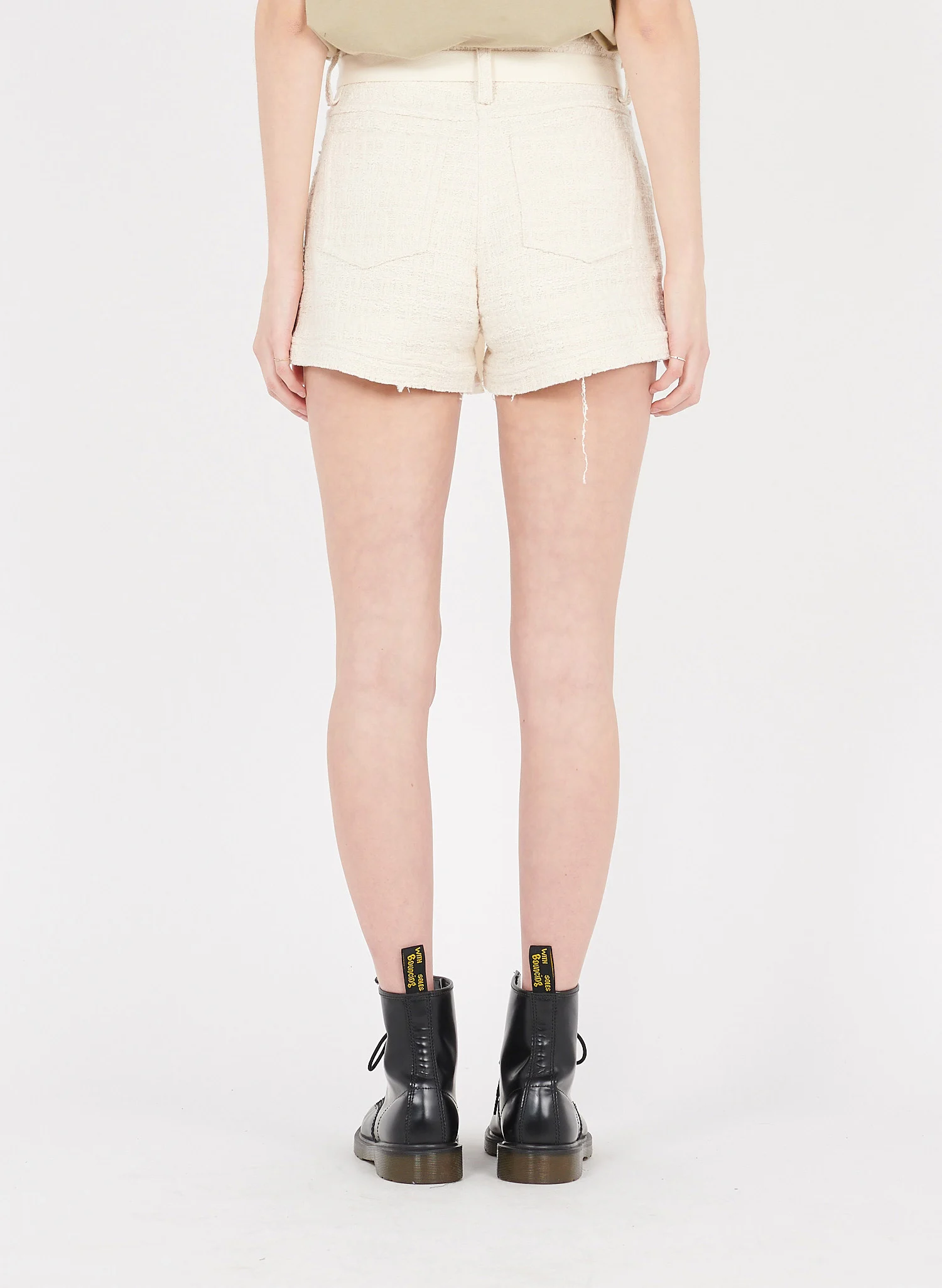 NANNIE - Short en tweed | Beige