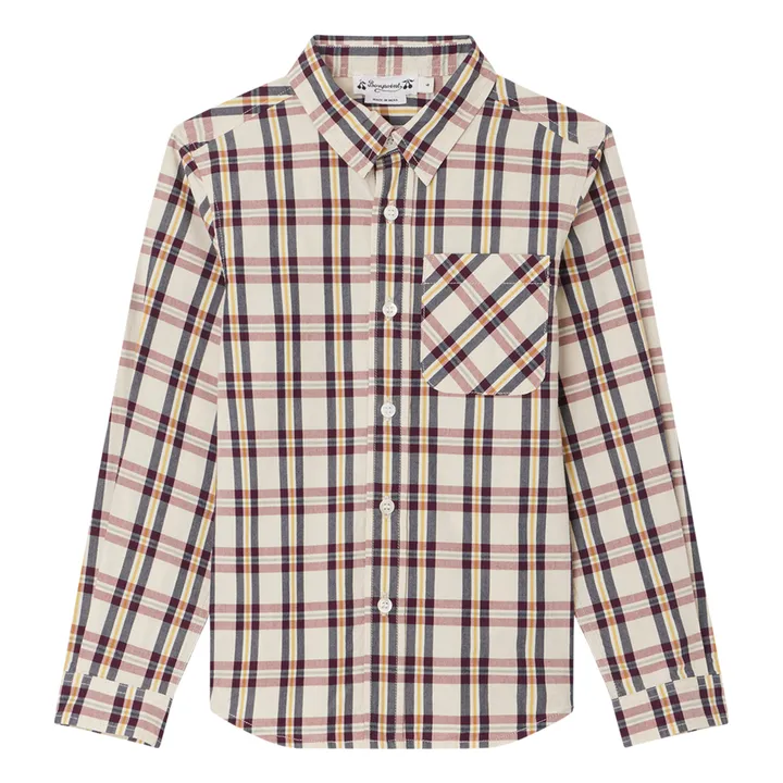 Bonpoint Chemise à Carreaux Tango | Ecru