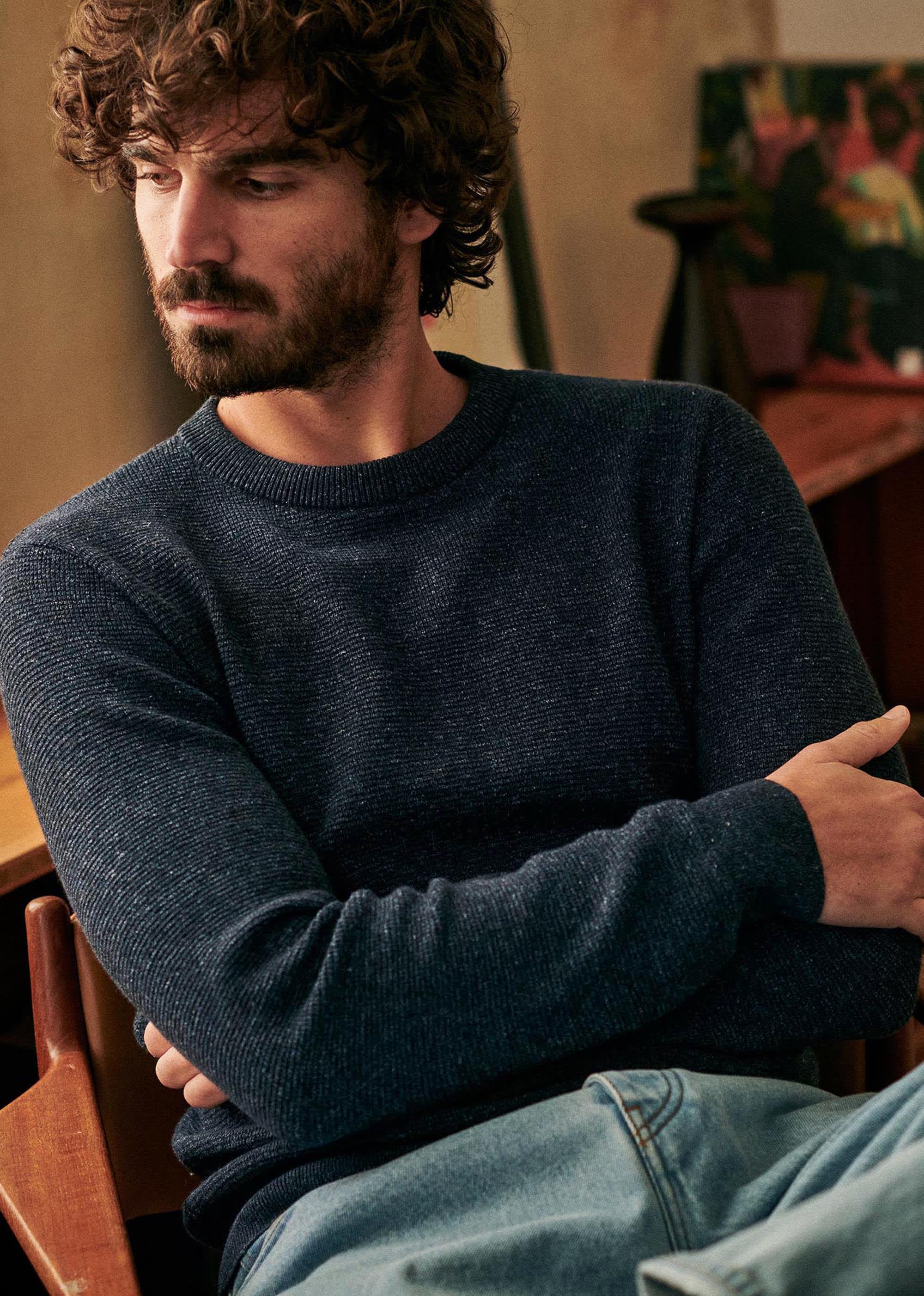 Pull Harry - Denim - E-SHOP/MAILLE 5905513