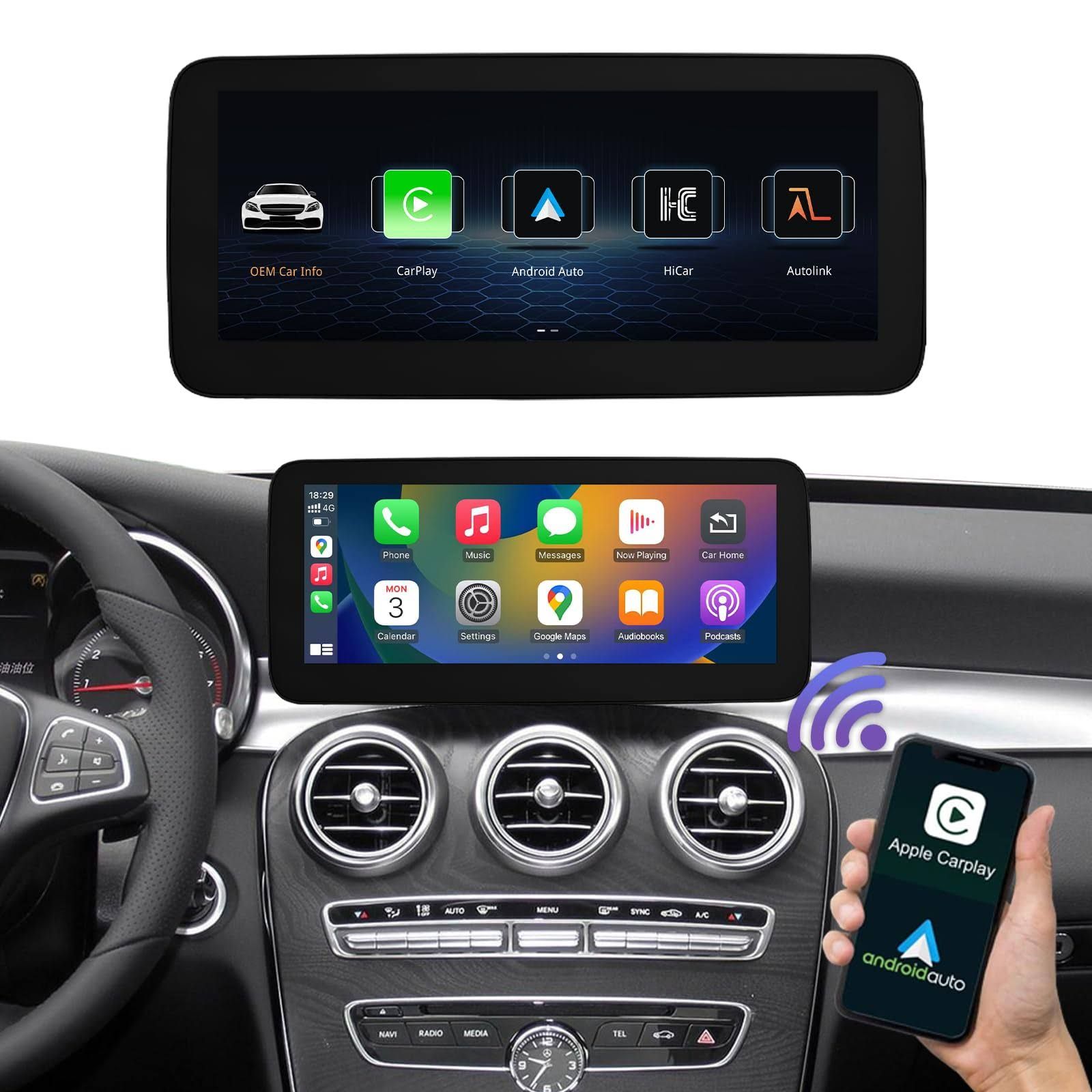 Road Top 10,25 Zoll Autoradio Drahtloses CarPlay Android Auto Touchscr
