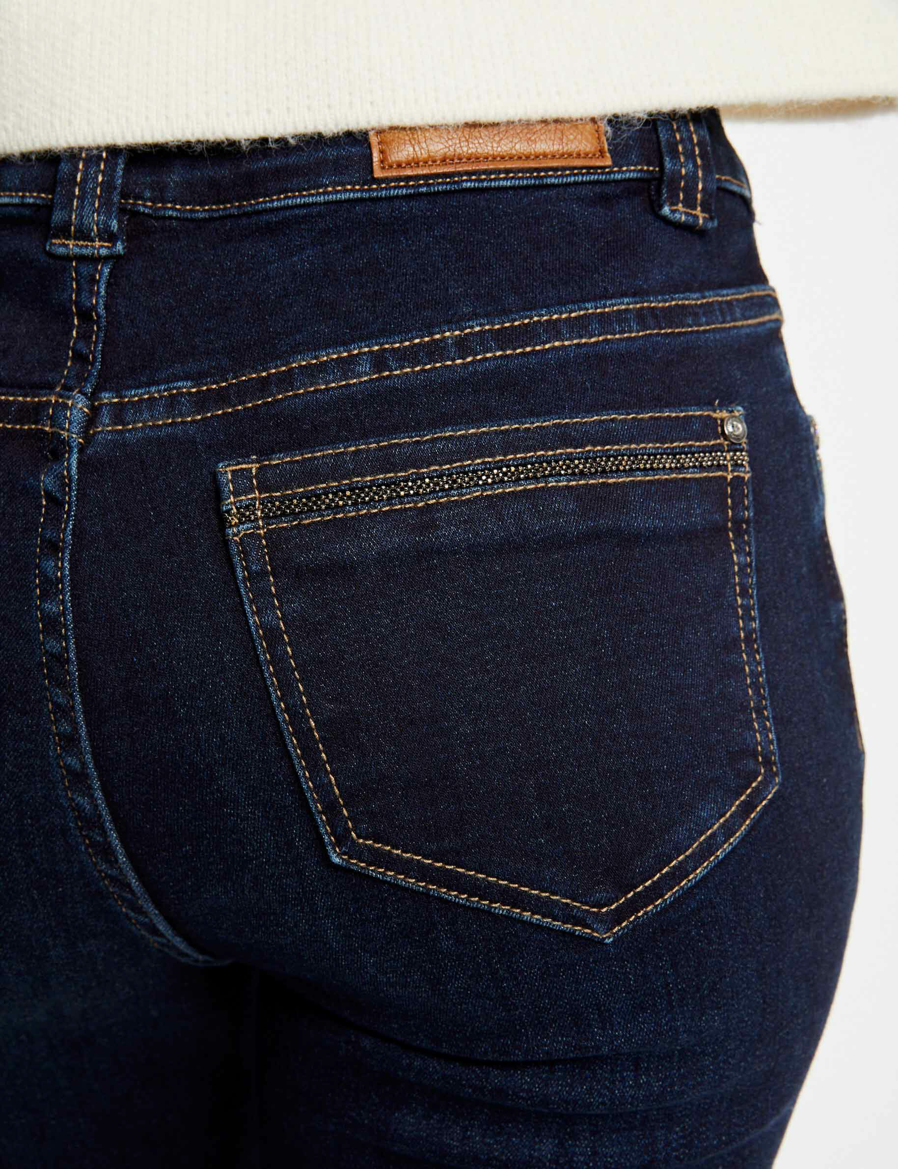 Jeans slim taille haute jean brut femme - jean_brut