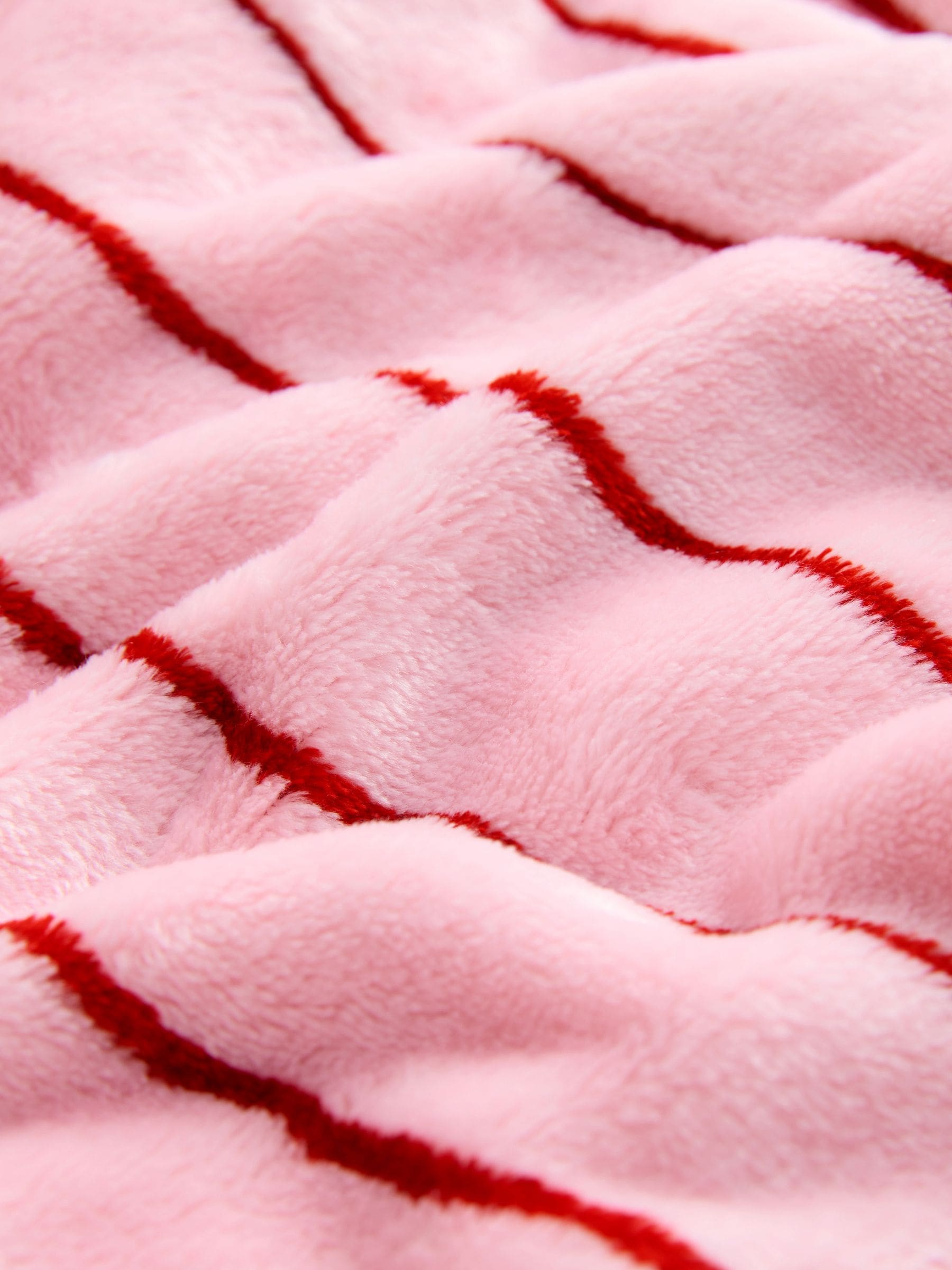 Roze streep - Behaaglijke kamerjas