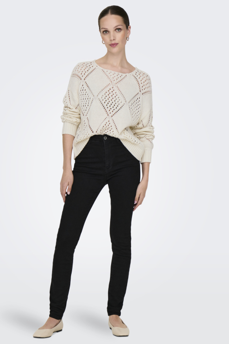 Only beige dames trui