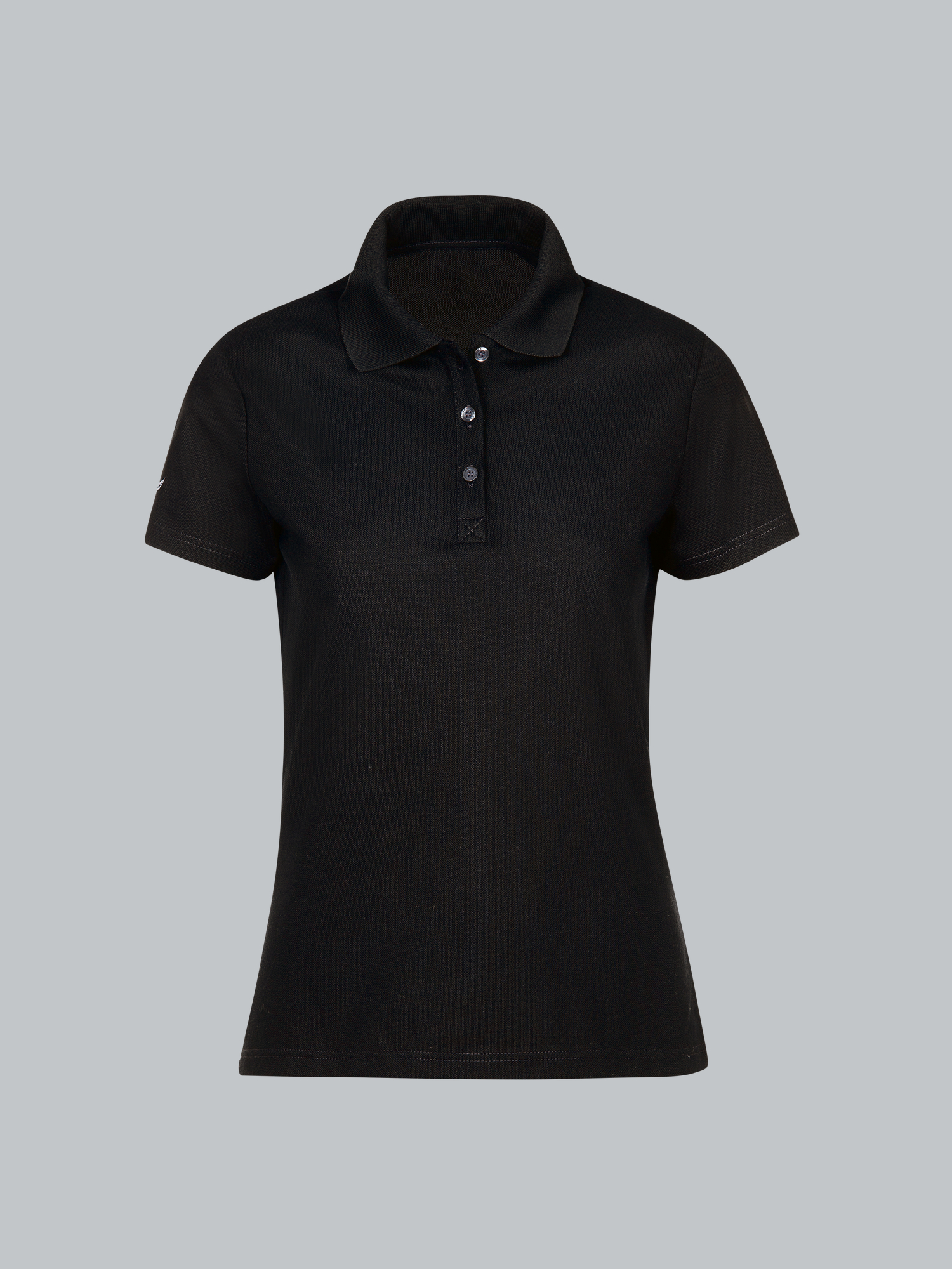 Poloshirt Slim Fit Schwarz