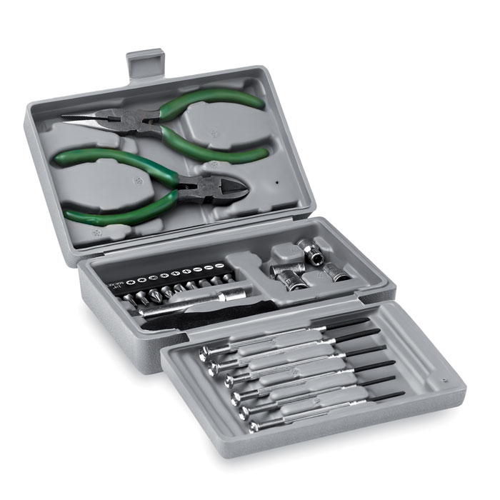 GiftRetail KC3525 - GUILLAUME Set d'outillage, 25 pièces