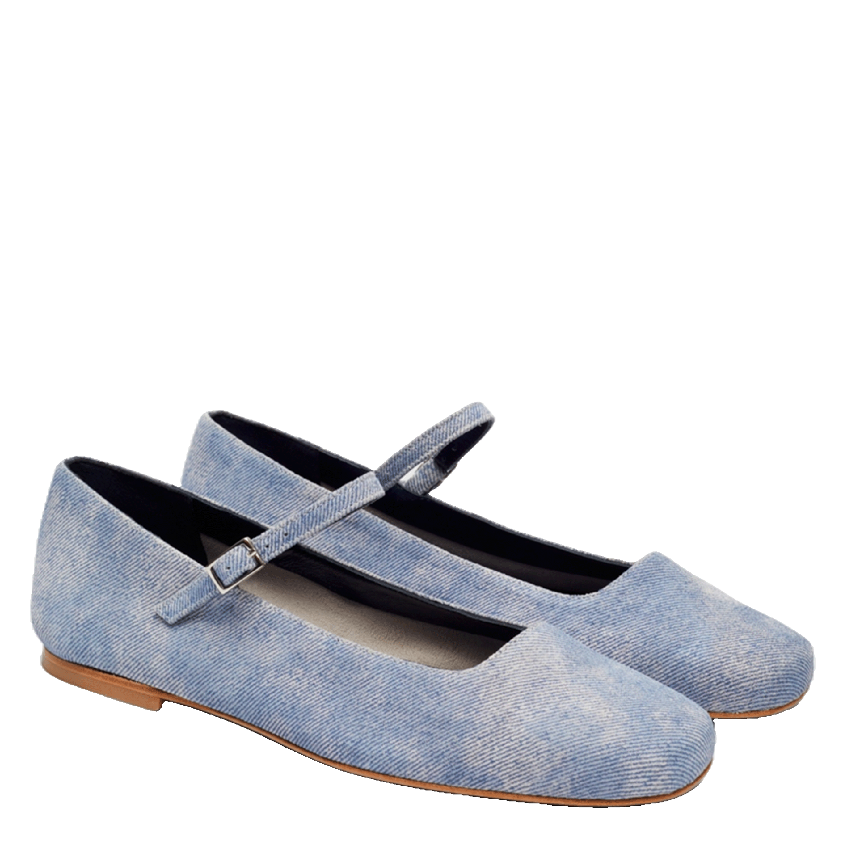 JULIETA - Ballerines en denim | Bleu