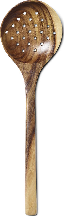 DutchDeluxes Wooden Utensil Skimmer Spoon XL Akacie træ