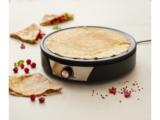 Blomsterbergs Crepepande Dia 38 cm 1500 watt Sort/Stål