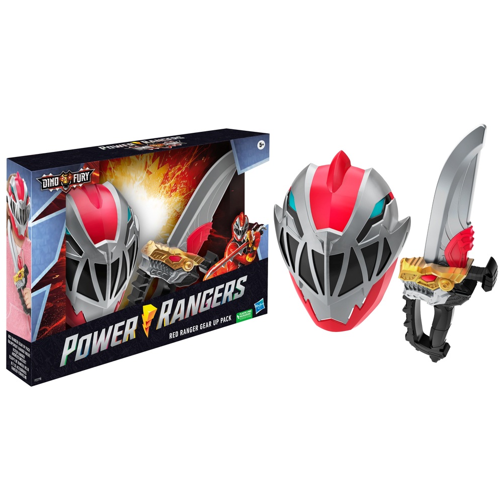 Power Rangers Dino Fury Maske und Dino Dolch
