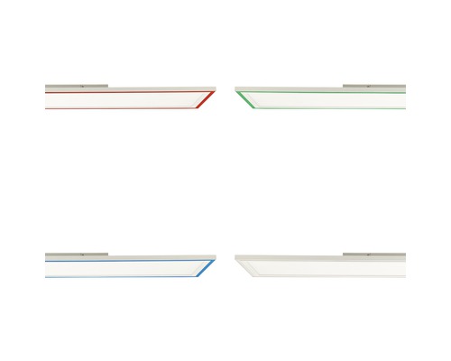 LED Paneel RGB Dimbaar 37W 3800 lm CCT 2700-6500K 120x30 cm + Afstandsbediening Wit