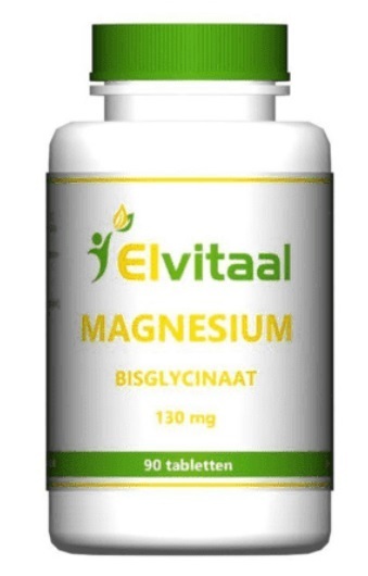 Elvitaal Magnesium Bisglycinaat 130mg90 Tabletten