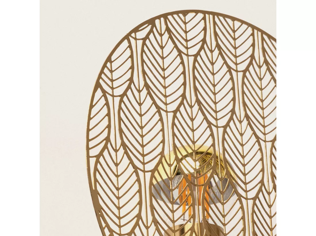 Lampe murale Métal Delly Doré