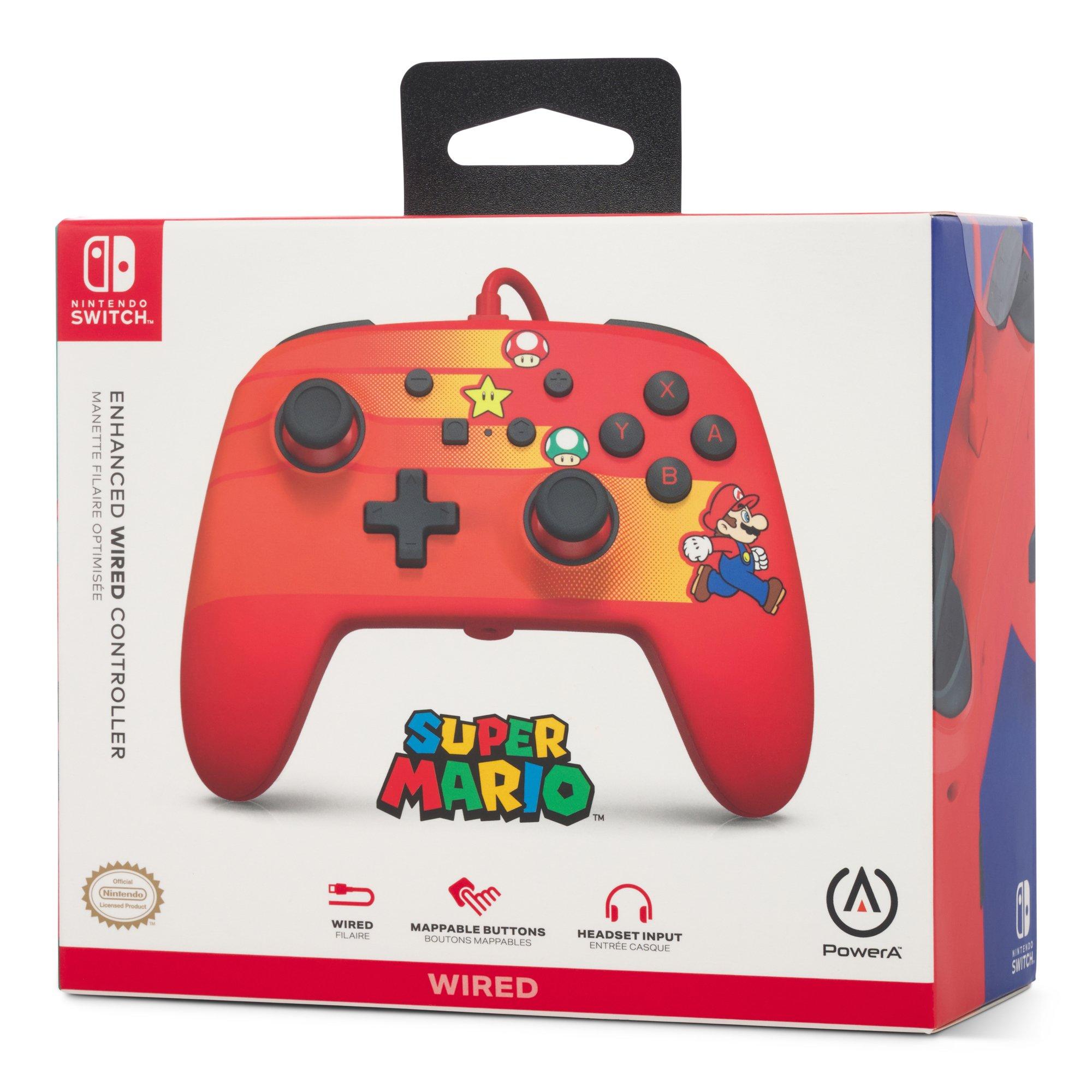 PowerA Enhanced Wired Controller for Nintendo Switch - Speedster Mario