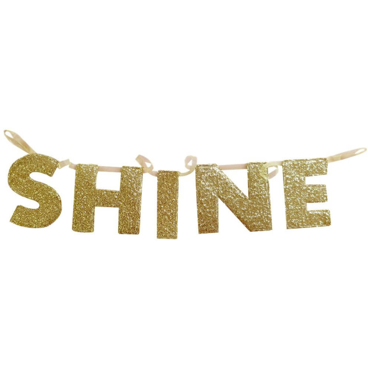 Hengende Bokstaver SHINE Gull