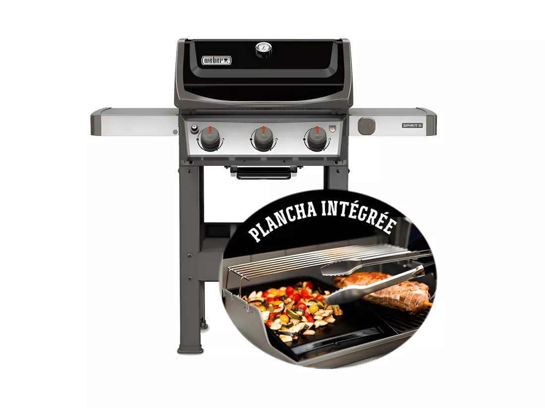 Barbecue gaz Weber Spirit II E-310 + plancha + Housse