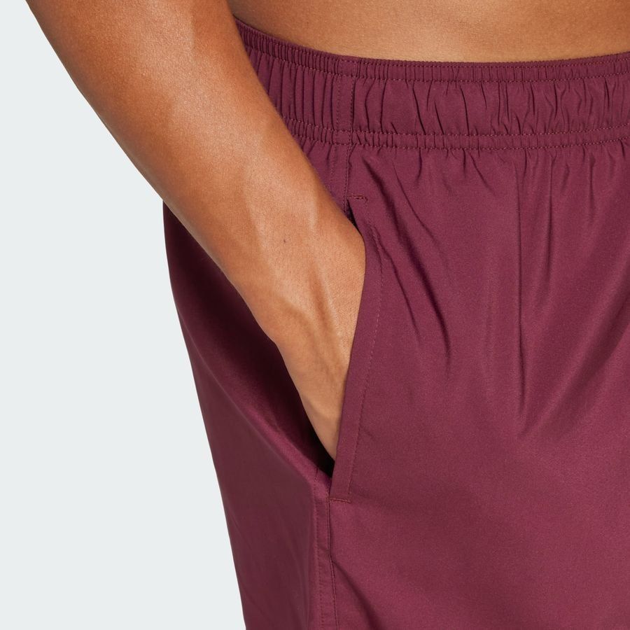 Adidas Short de bain uni de longueur classique CLX