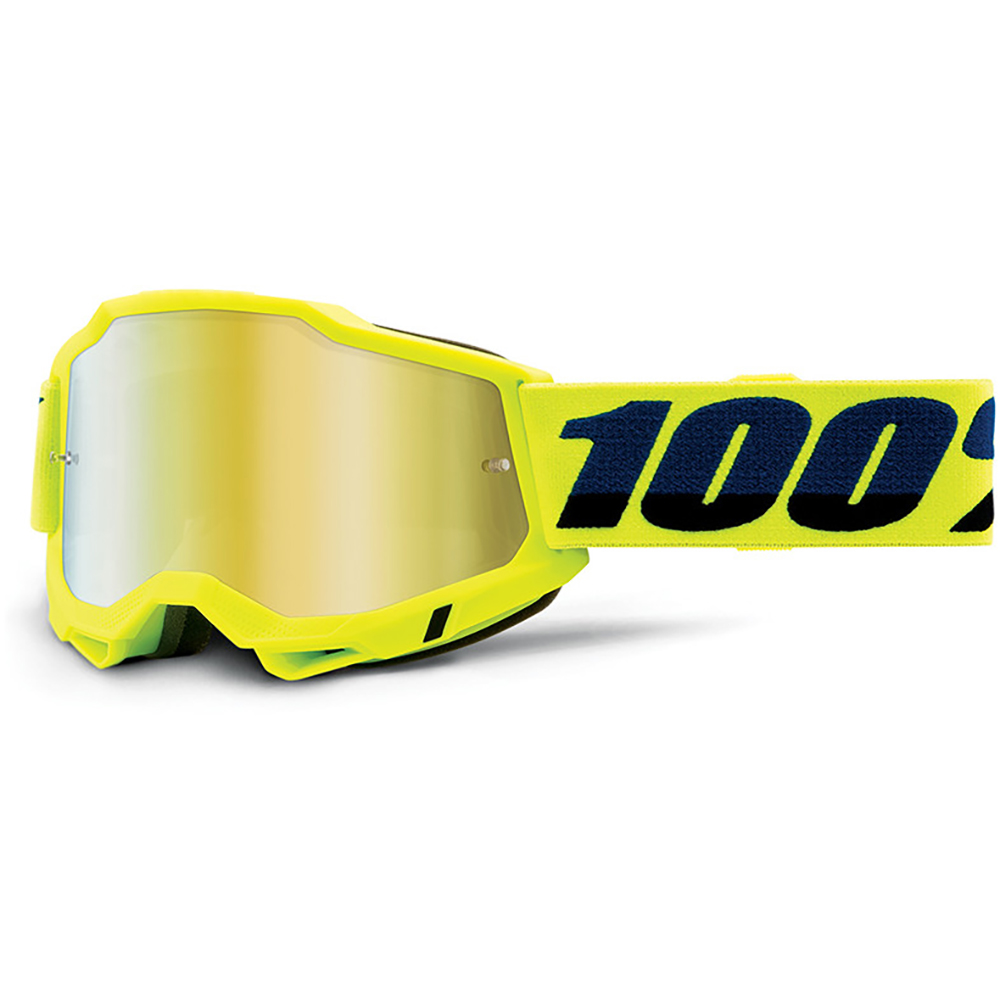 100% - Masque Enfant Accuri 2 - Ecran Iridium Jaune / Bleu / Noir / Iridium