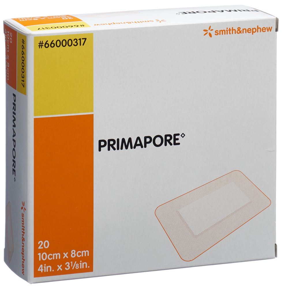 PRIMAPORE Wundverband<br>20 Stück, 10x8cm, steril