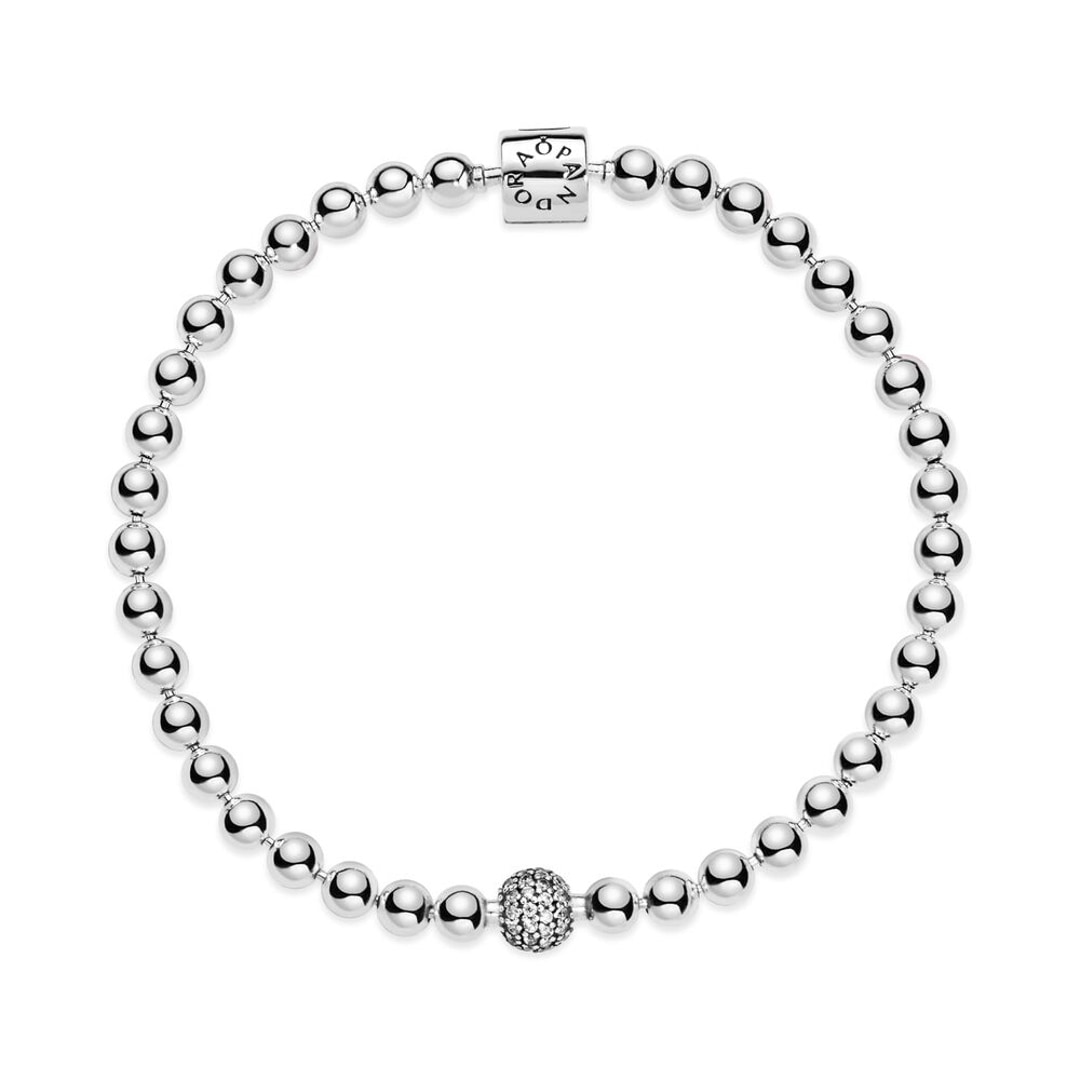 Pandora Signature Kugel & Pavé Armband
