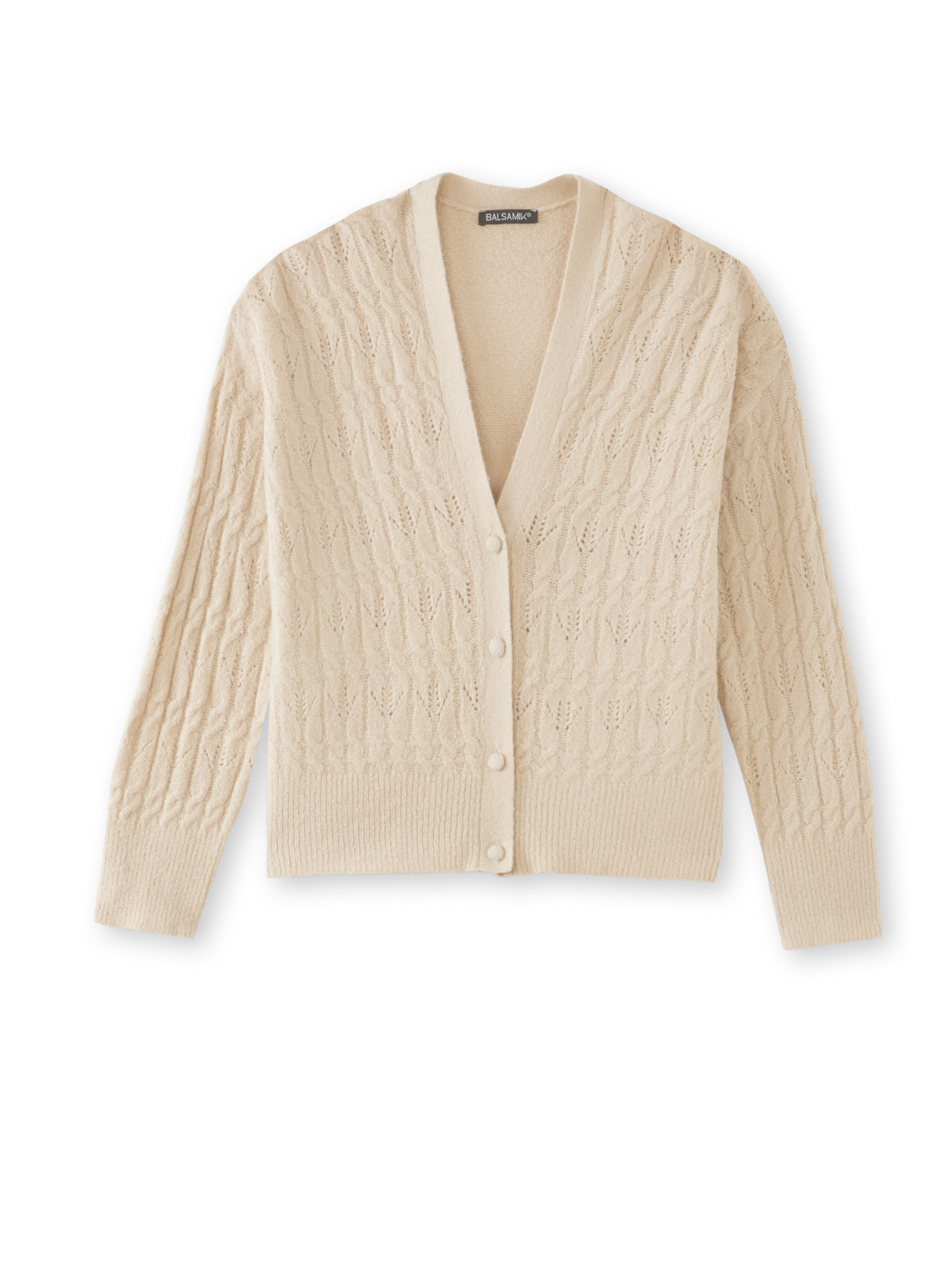 Gilet maille fantaisie