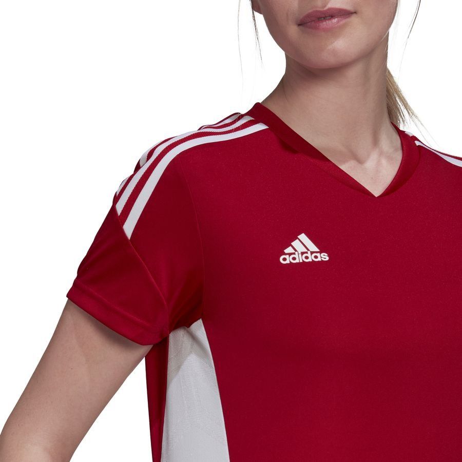 adidas T-shirt d'Entraînement Condivo 22 - Rouge/Blanc Femme