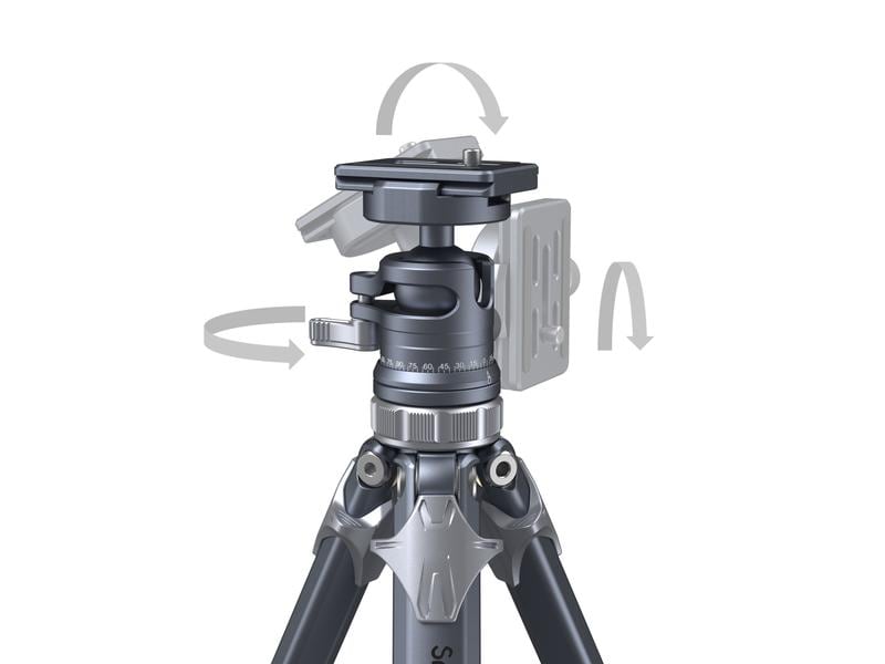 Smallrig Reisestativ Lightweight Tripod AP-02 Kompaktes und leichtes Reisestativ
