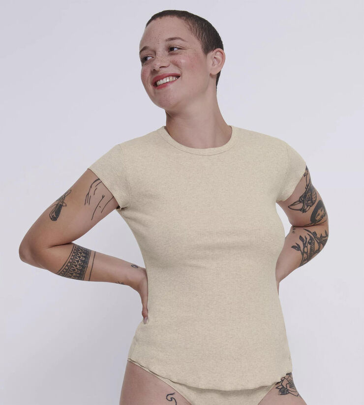 Sloggi sloggi GO Ribbed T-Shirt Grey combination