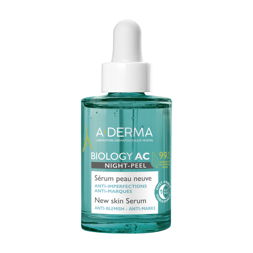 A-DERMA BIOLOGY AC Peeling Serum<br>30 ml, Flasche