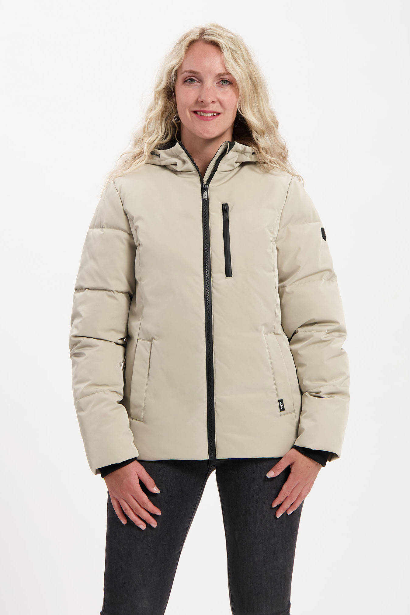 Kjelvik outdoor jas Erica beige
