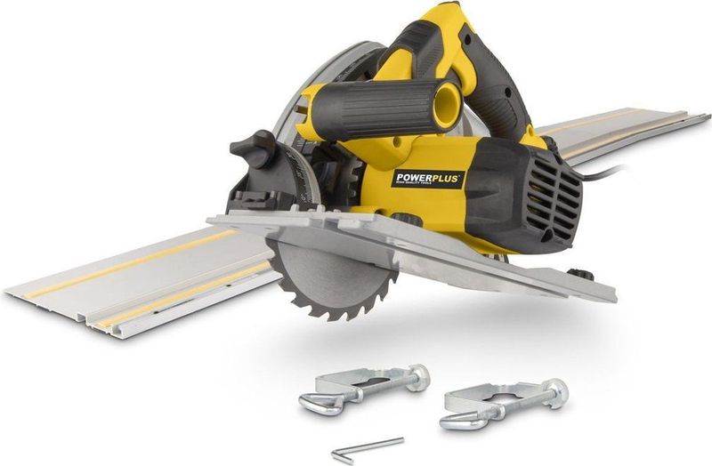 Powerplus POWX0562 Invalzaag - 1200W - Ø165mm - Incl. geleiderails, stofafzuigingaansluiting en 24T invalzaagblad