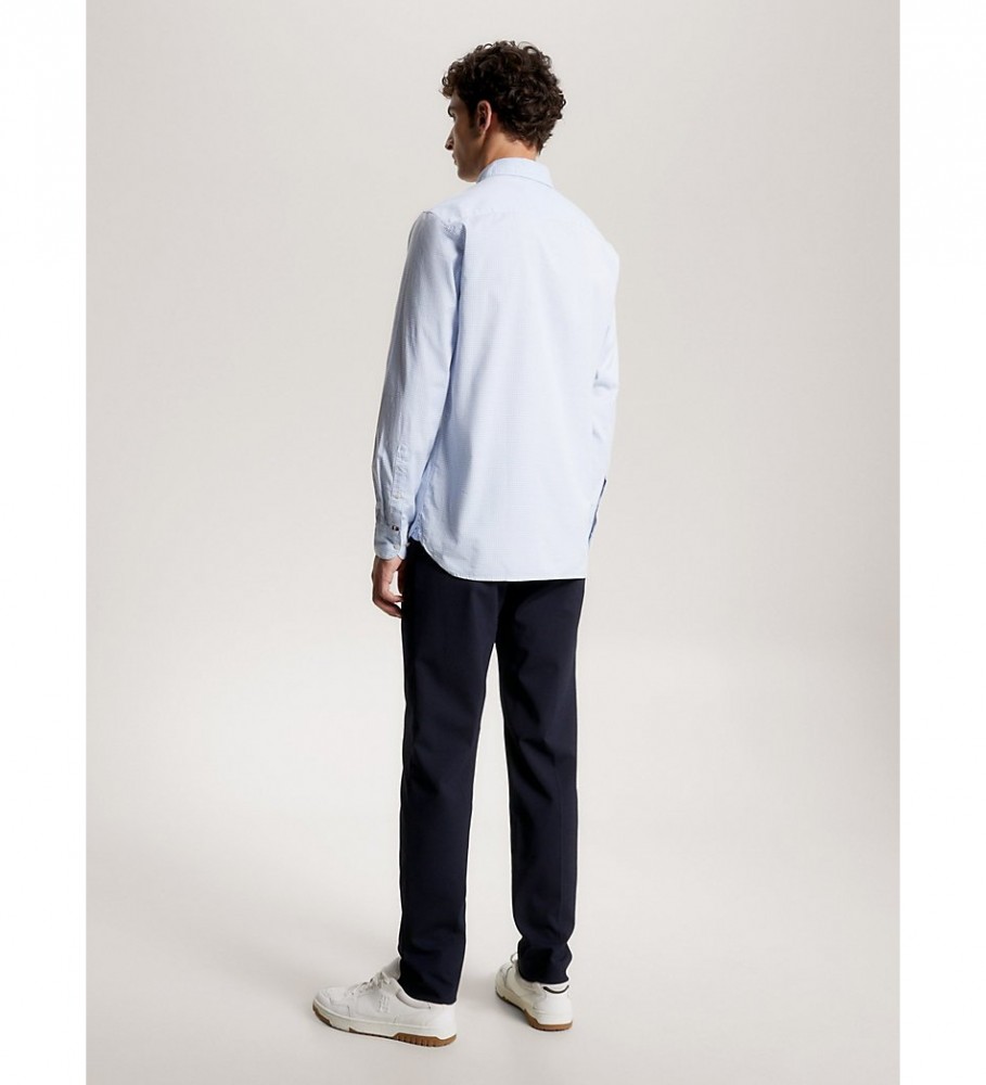 Camisa Tommy Hilfiger de corte regular com estampa xadrez vichy.