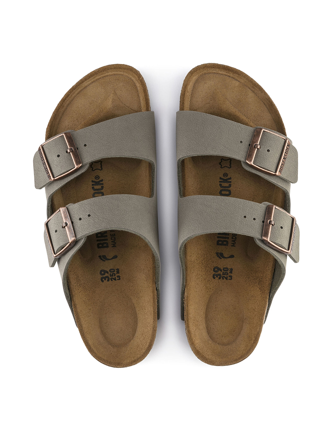 birkenstock mules homme arizona cuir taupe