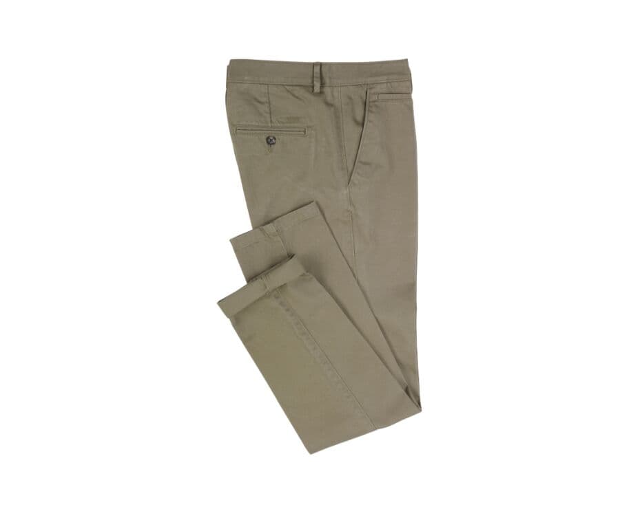 Pantalon chino homme Vert Army - NIGEL II