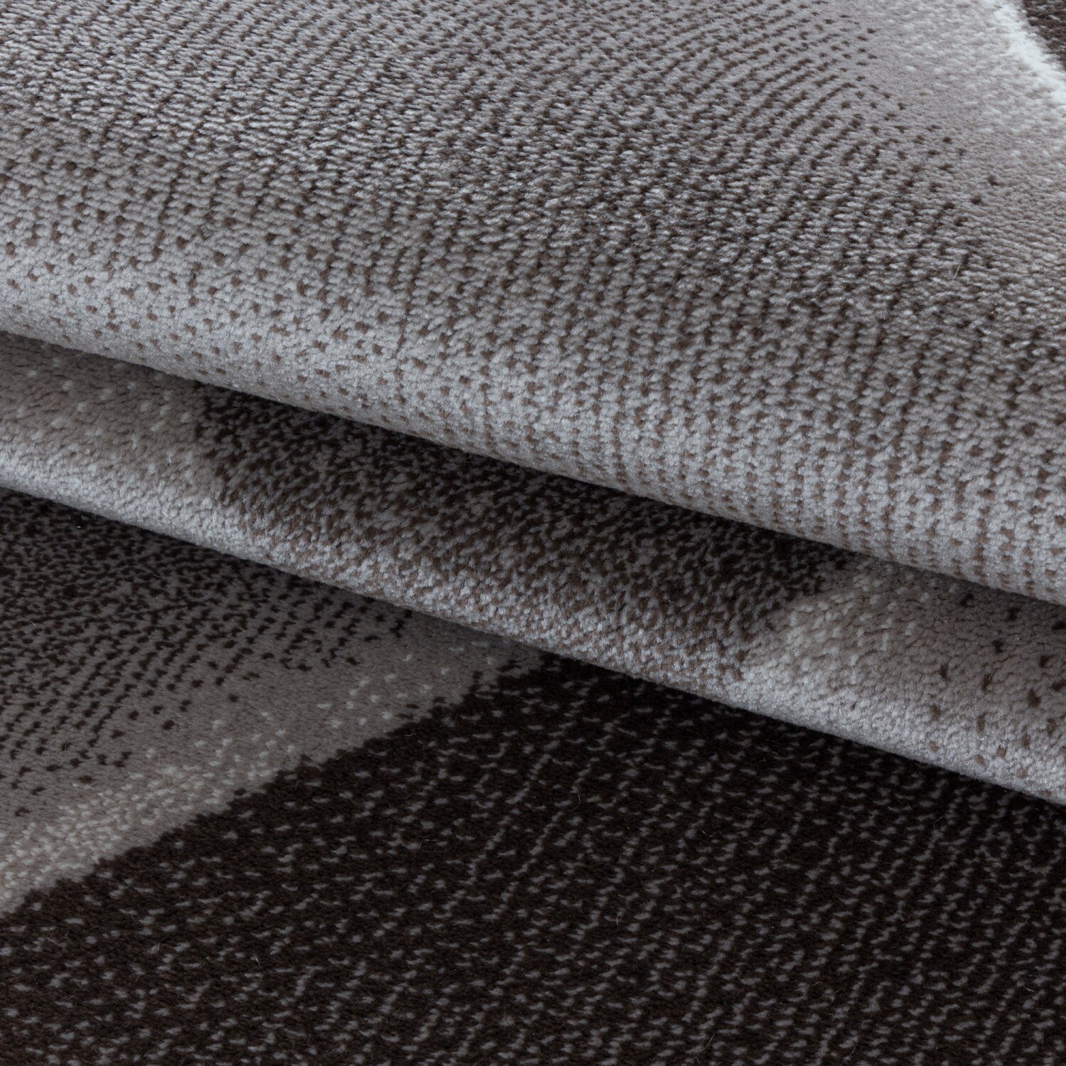 Modern Pastellfarbener Webteppich – Abstraktes Muster mit Vintage-Optik