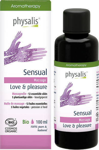 Physalis Massageolie sensual bio 100ML