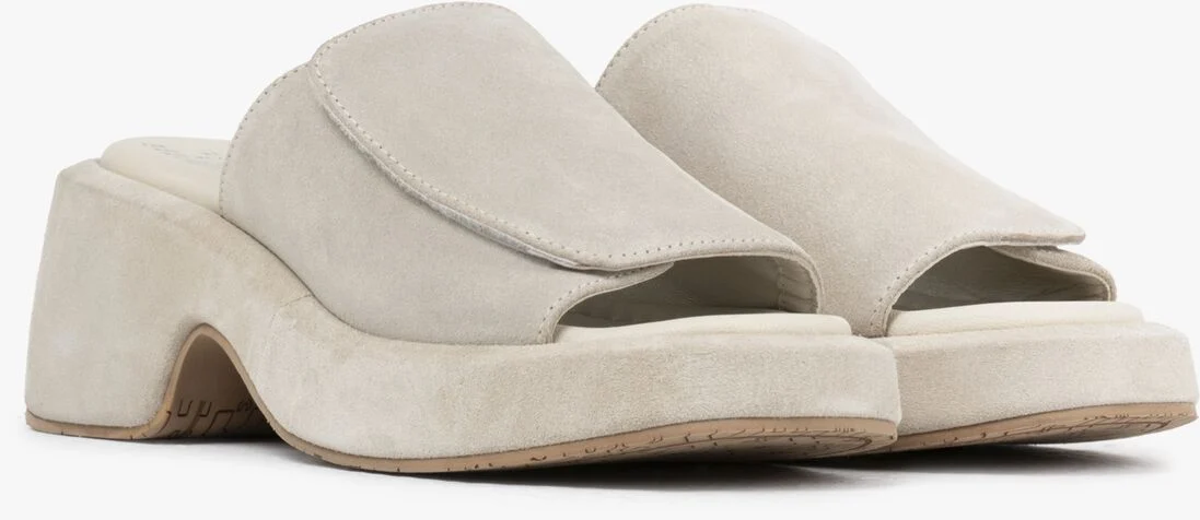 BRONX beige bronx muiltjes vita-sandal 84936