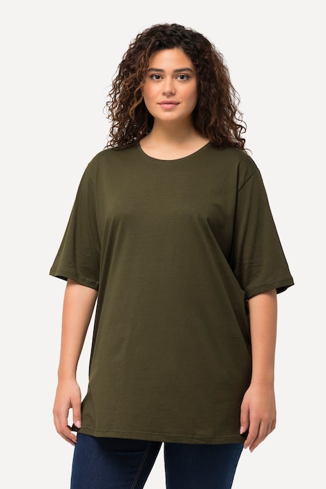 T-Shirt, Rundhalsausschnitt, Relaxed, Halbarm
