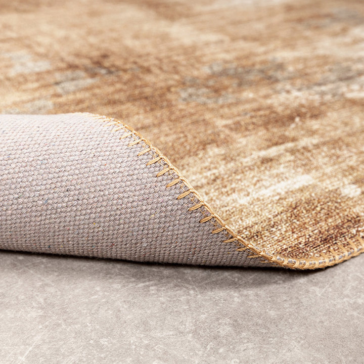 Modern vloerkleed - Strong Goud | Stijlvol